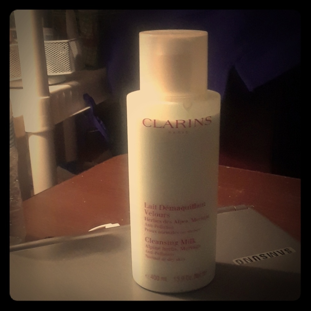 Clarins Cleansing Milk with Alpine Herbs, 13.9oz
